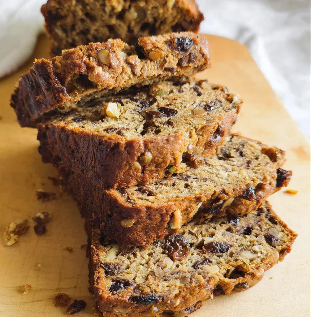 Vegan Banana Date Nut Bread