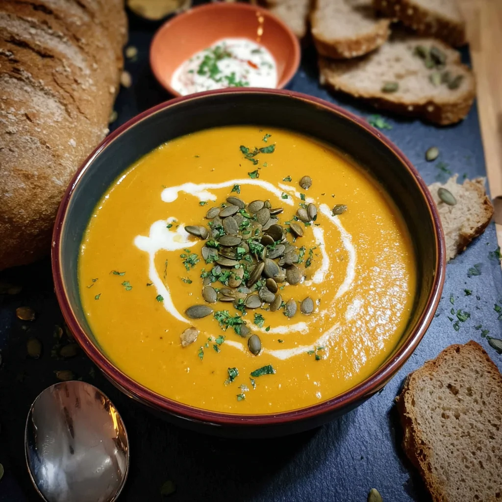 Creamy Carrot and Pumpkin Soup