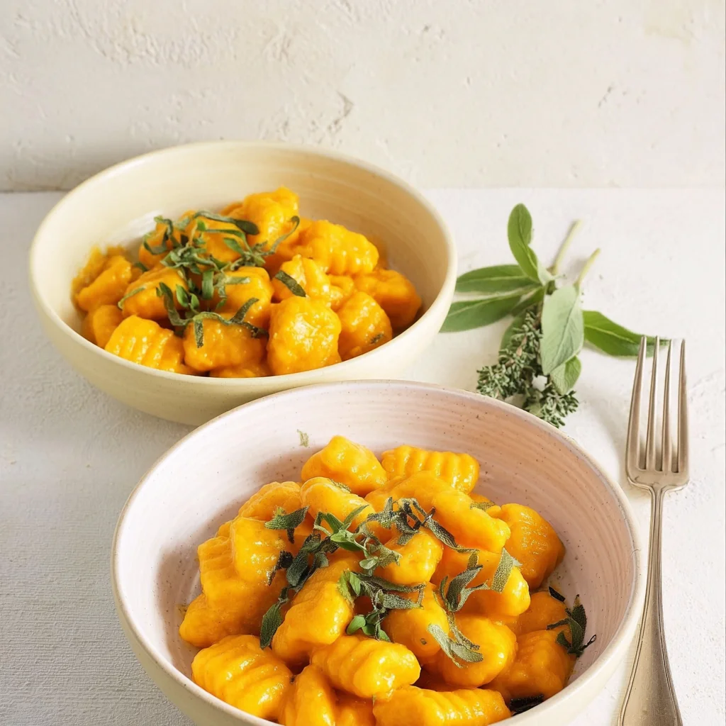 Homemade Easy Pumpkin Gnocchi