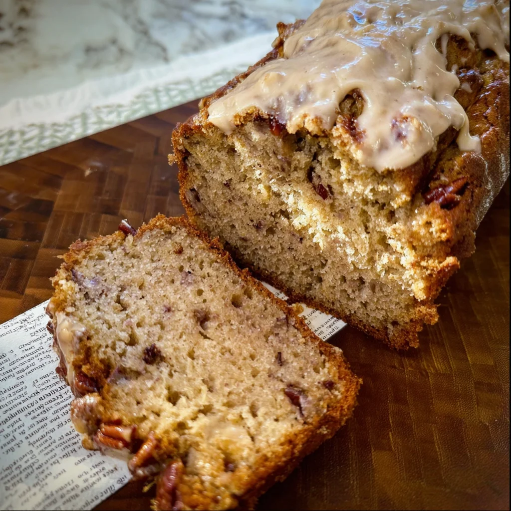 Vegan Maple Pecan Banana Bread