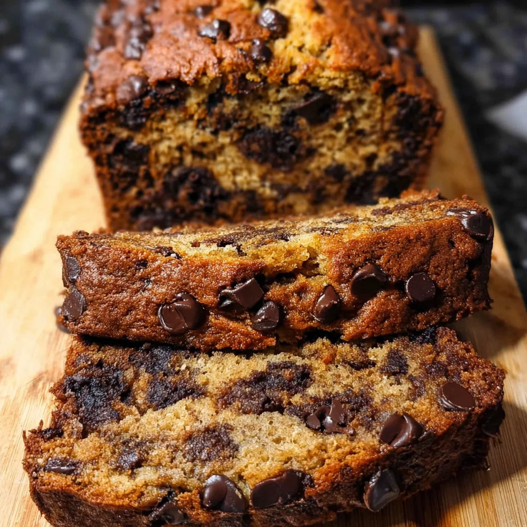 Vegan Chocolate Chip Banana Bread