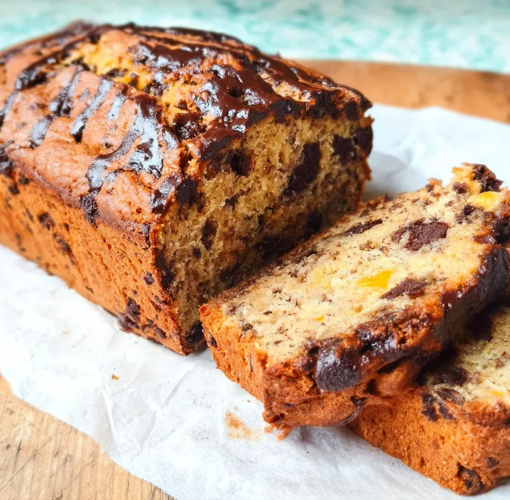 Easy Vegan Chocolate Orange Banana Bread