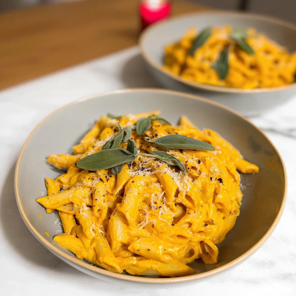 Delicious Vegan Pumpkin Pasta