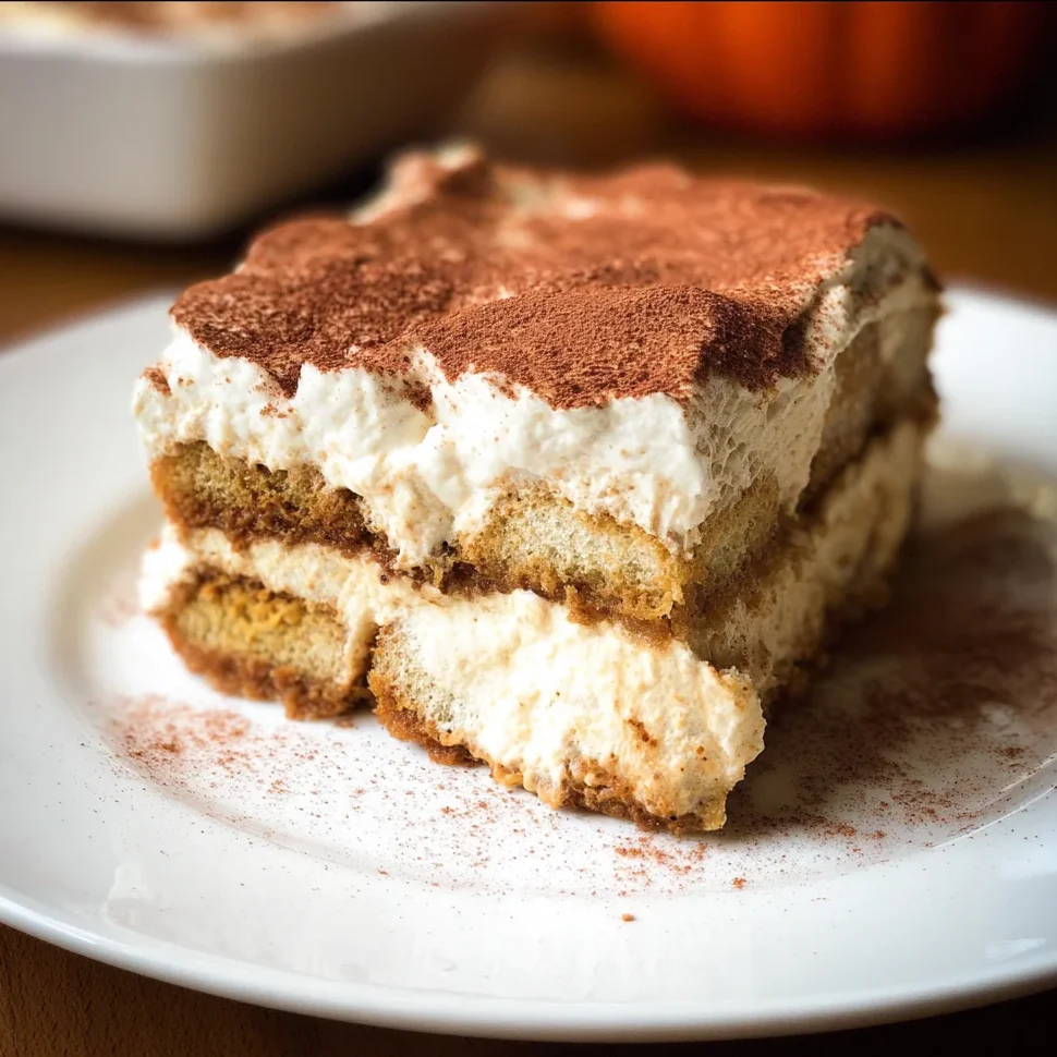 Vegan Pumpkin Tiramisu