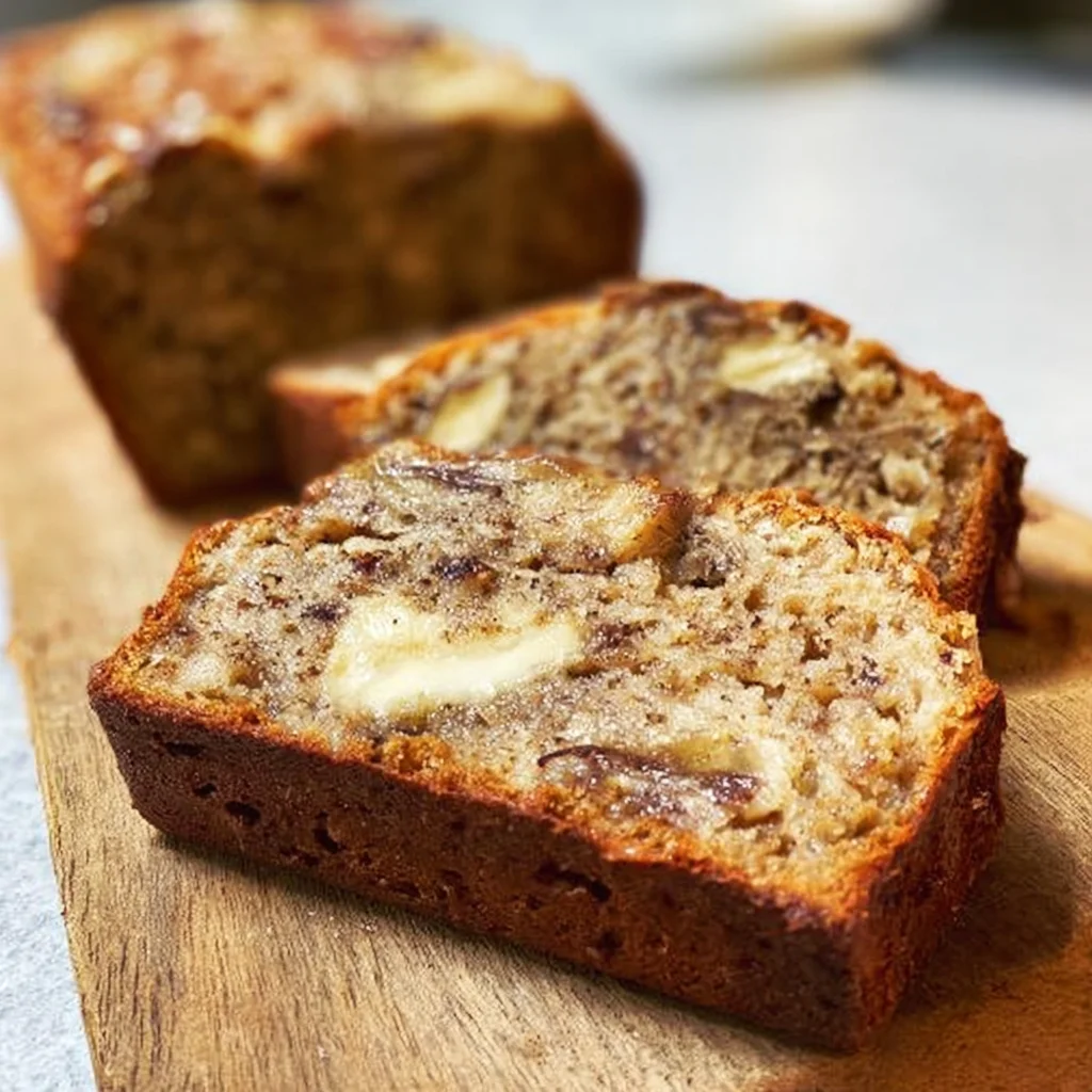Vegan Banana and Walnut Bread