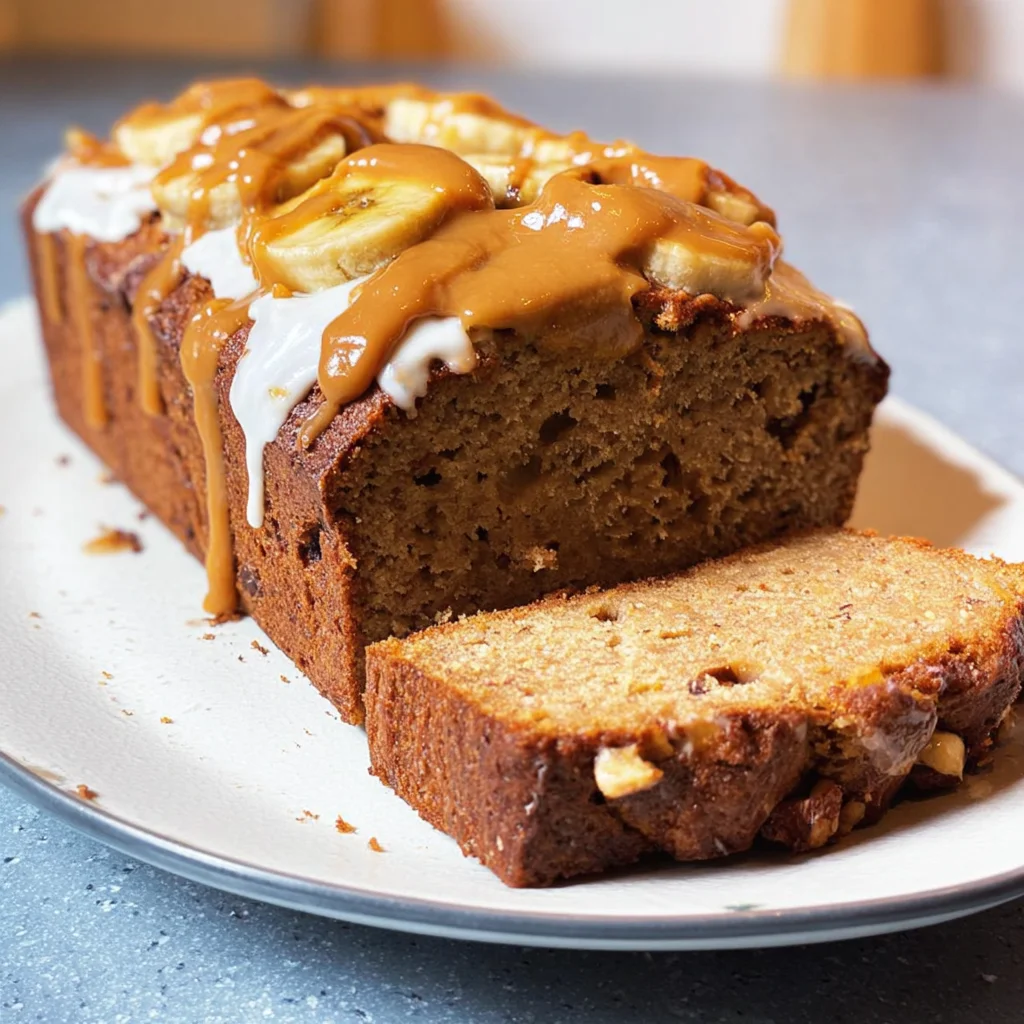 Vegan Peanut Butter Banana Bread