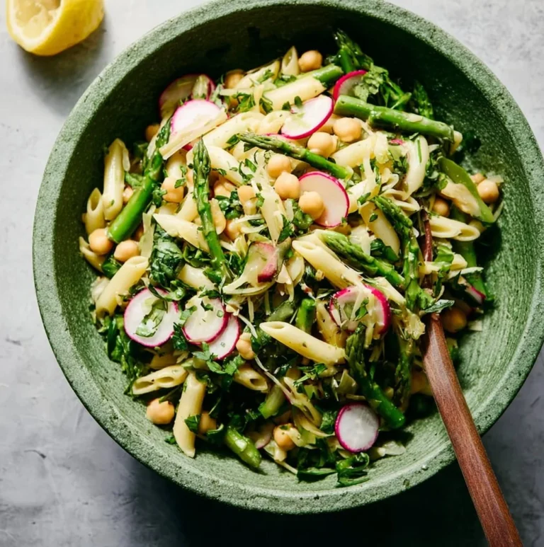 Delicious Lemony Pasta Salad with fresh ingredients and vibrant flavors